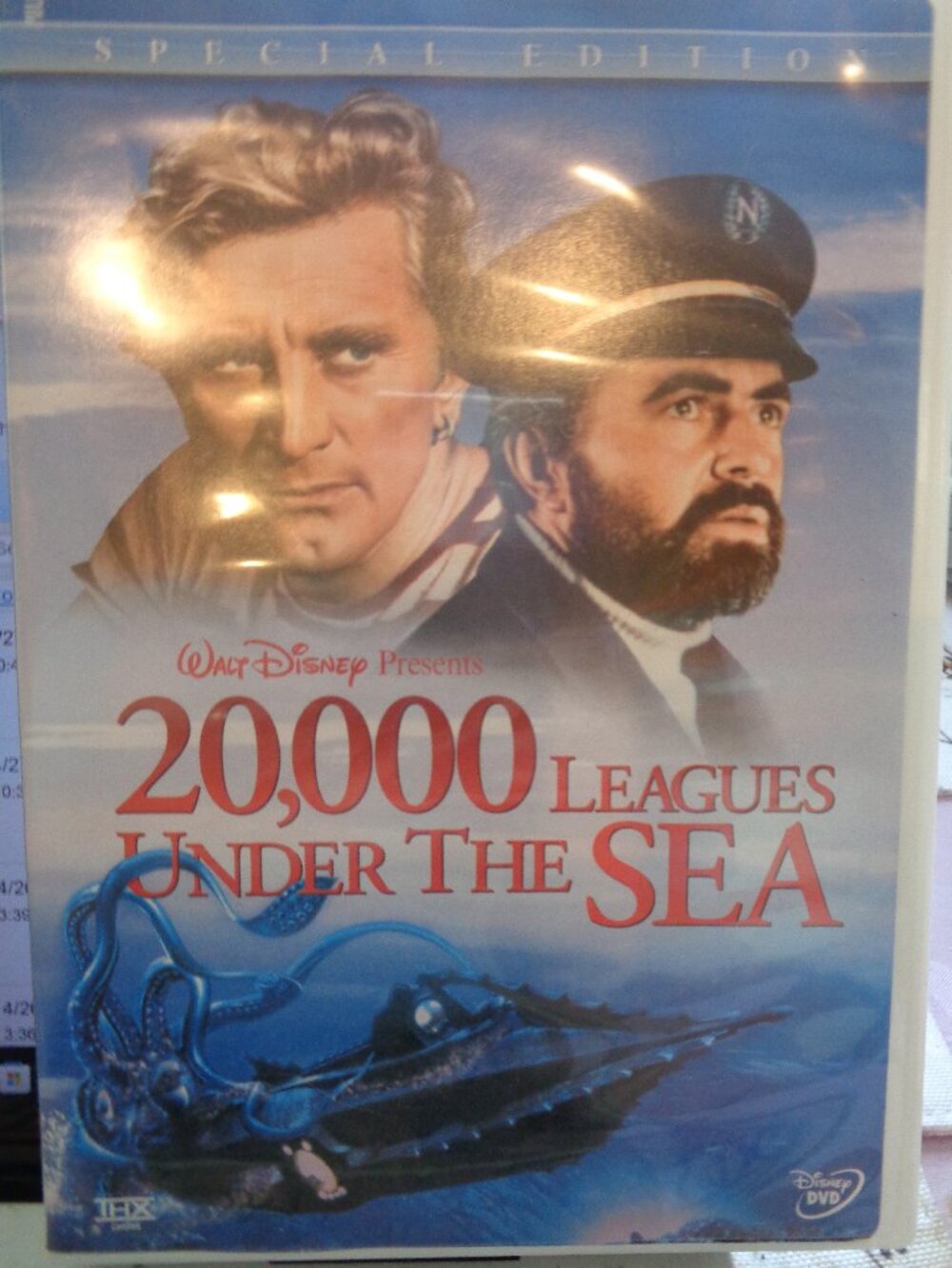 20000 Leagues under the Sea (DVD, 1954) Walt Disney Kirk Douglas